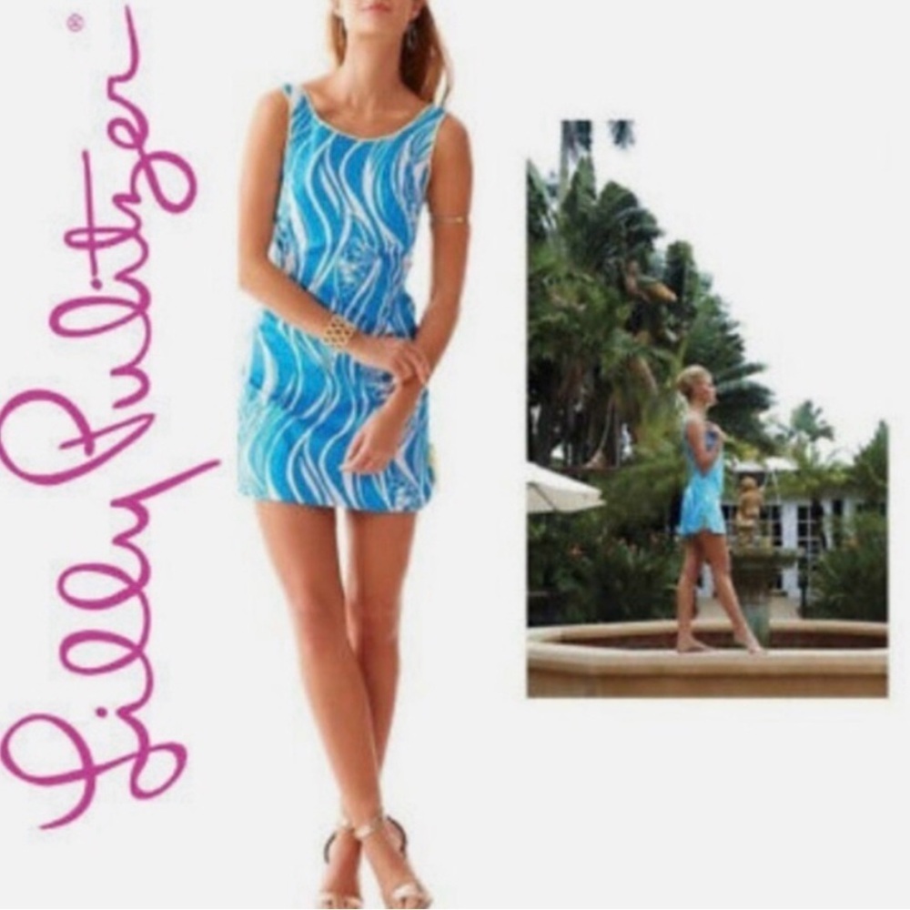 Lilly Pulitzer Blue and White Dress